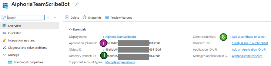 App registrations
